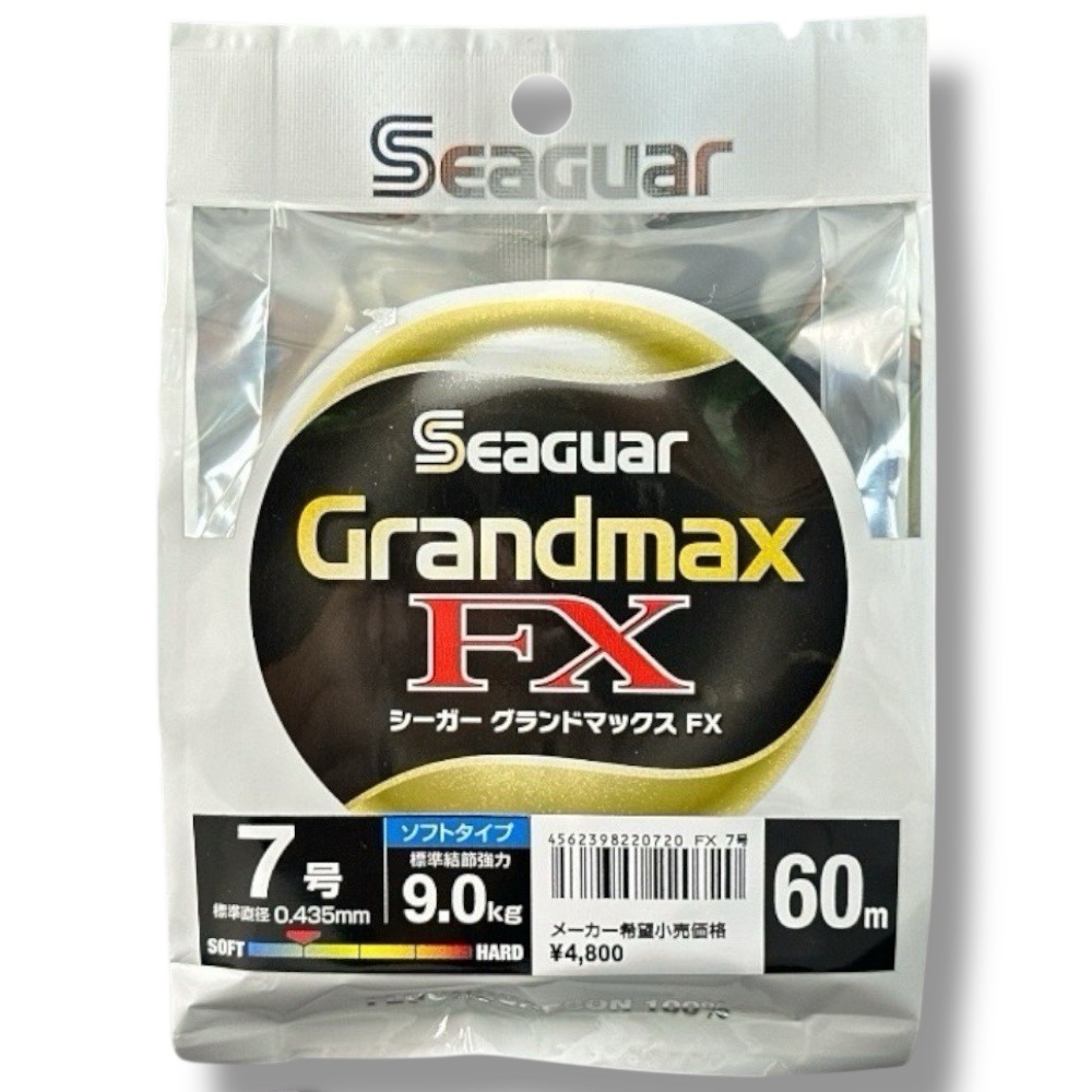 中壢鴻海釣具【Seaguar】日本島內 GRANDMAX FX-60M(黑)卡夢線 碳纖線 頂級子線0.6號~10號-規格圖11