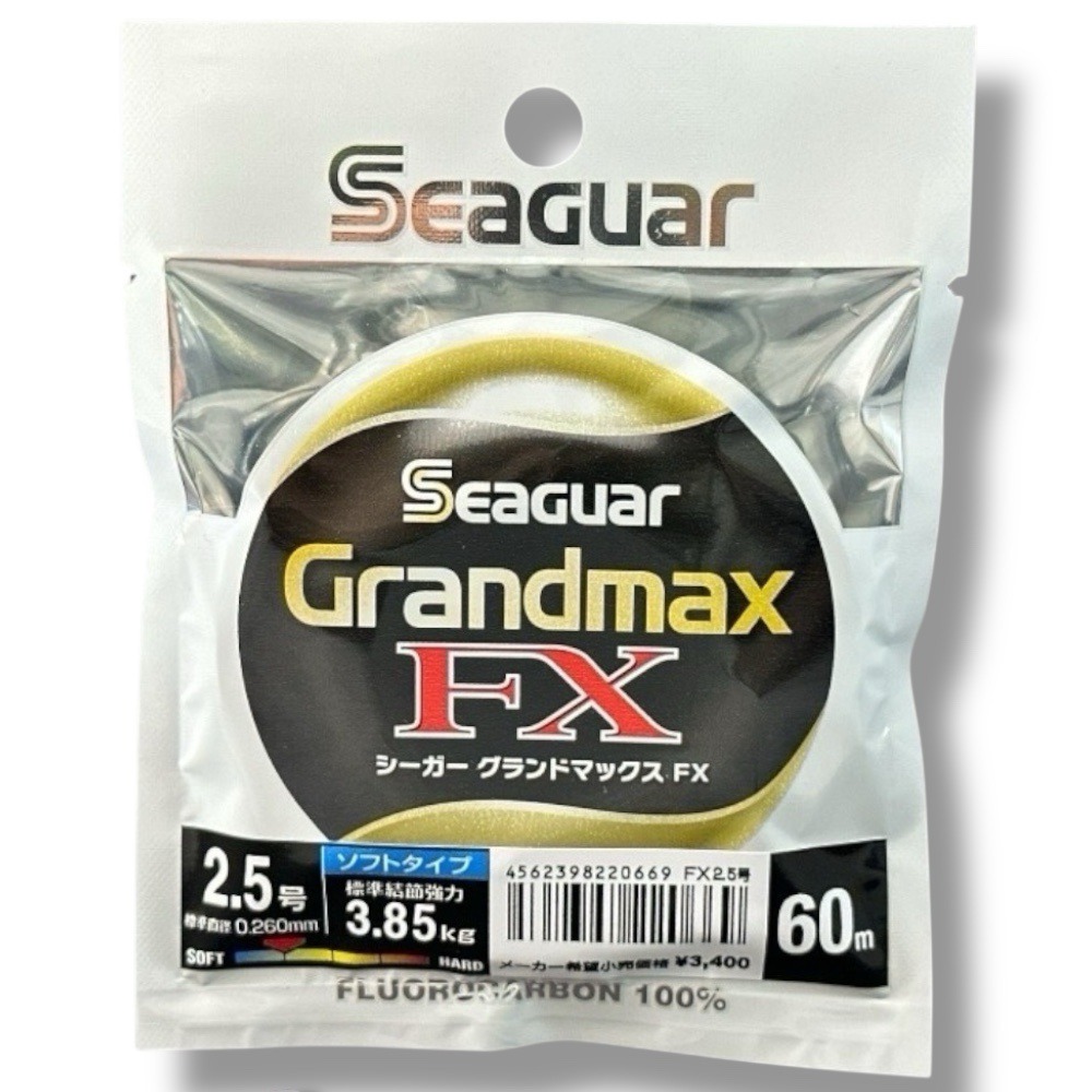 中壢鴻海釣具【Seaguar】日本島內 GRANDMAX FX-60M(黑)卡夢線 碳纖線 頂級子線0.6號~10號-規格圖11