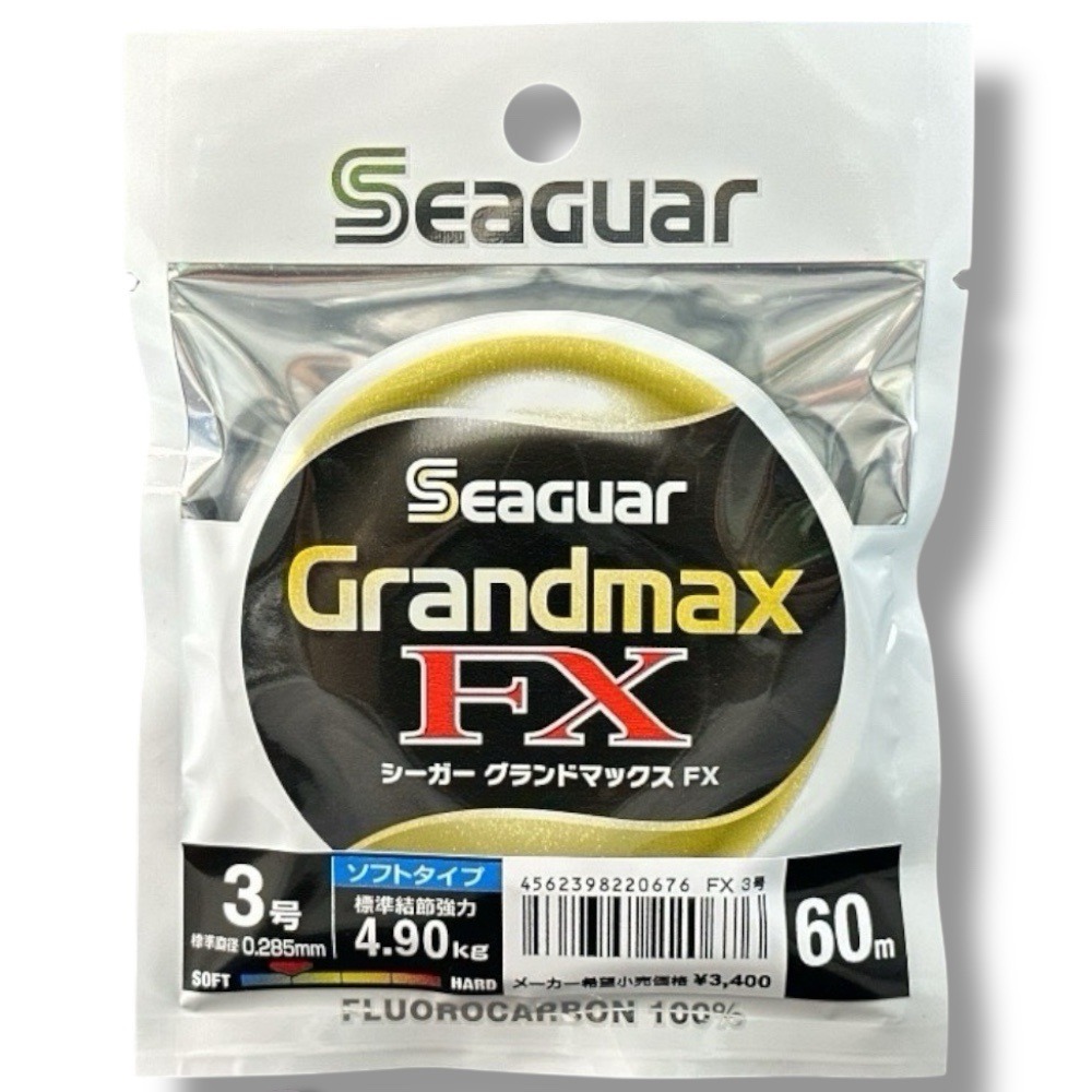 中壢鴻海釣具【Seaguar】日本島內 GRANDMAX FX-60M(黑)卡夢線 碳纖線 頂級子線0.6號~10號-規格圖11