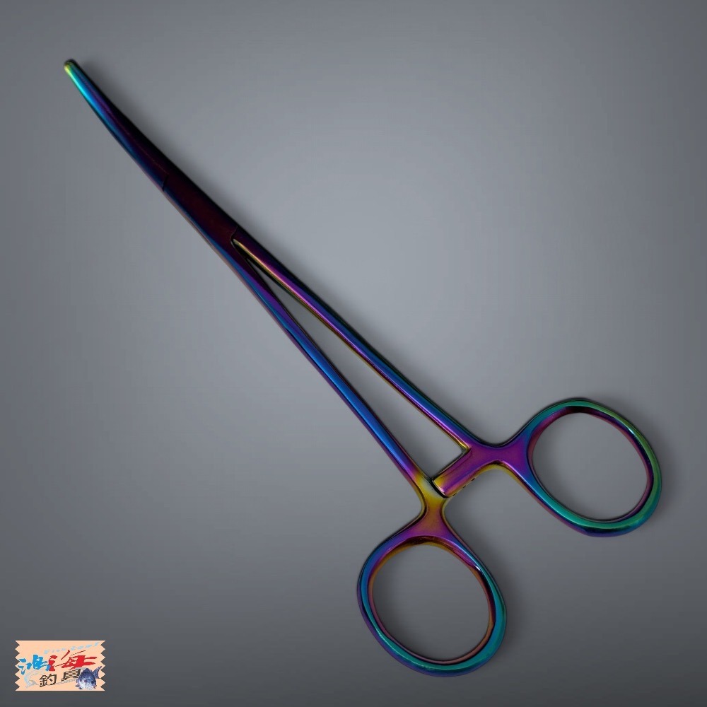 紅海釣具企業社 平價款 【不銹鋼脫鉤夾 脫鉤鉗】 #18CM 彩鈦色/銀色-規格圖8