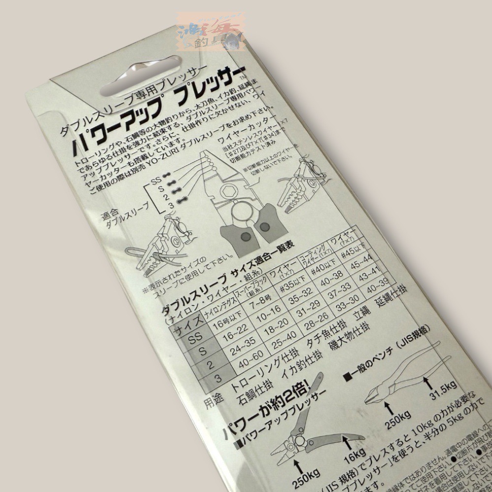 紅海釣具企業社【YO-ZURI】H654 鋁管夾 四孔 高強力鋁管鉗  船釣好用多功能 鋁管鉗-細節圖9