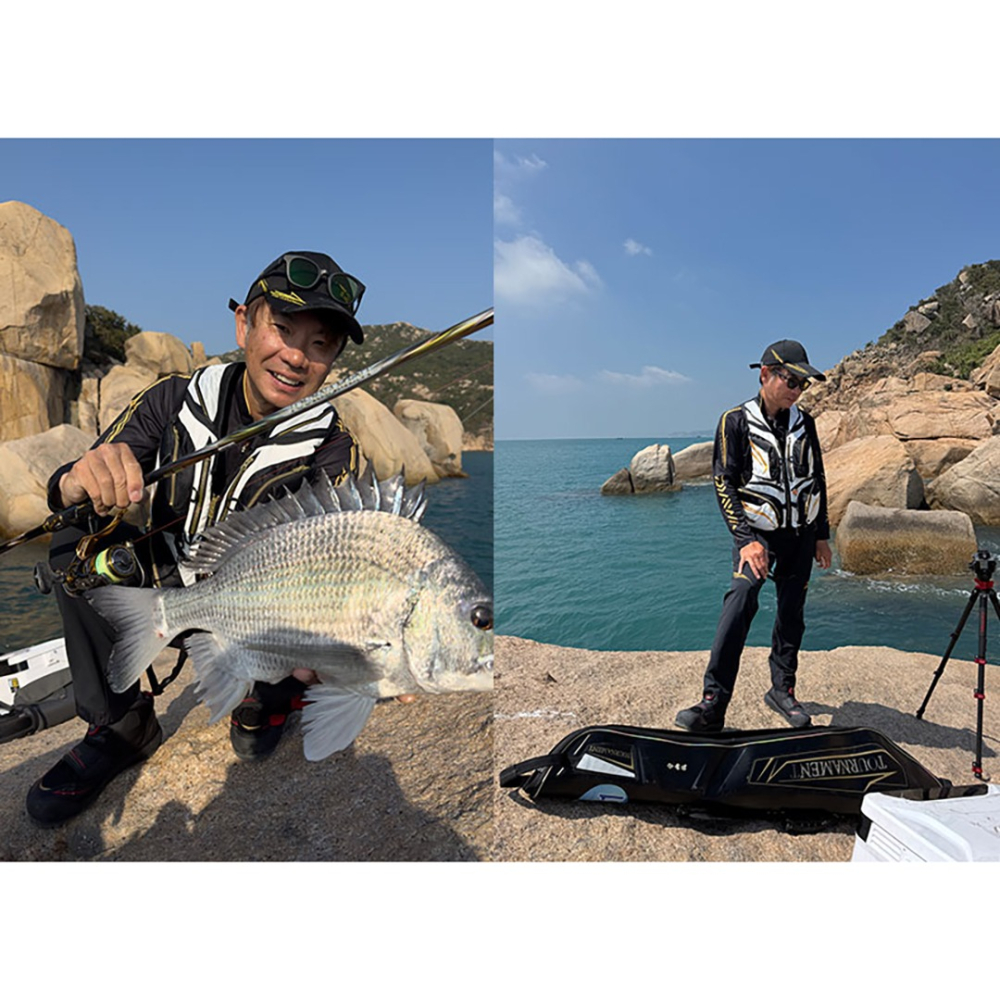 中壢紅海釣具【DAIWA】DC-9026CS 黑色×金色輕量長帽沿網棒球帽 FREE (26年款)-細節圖5
