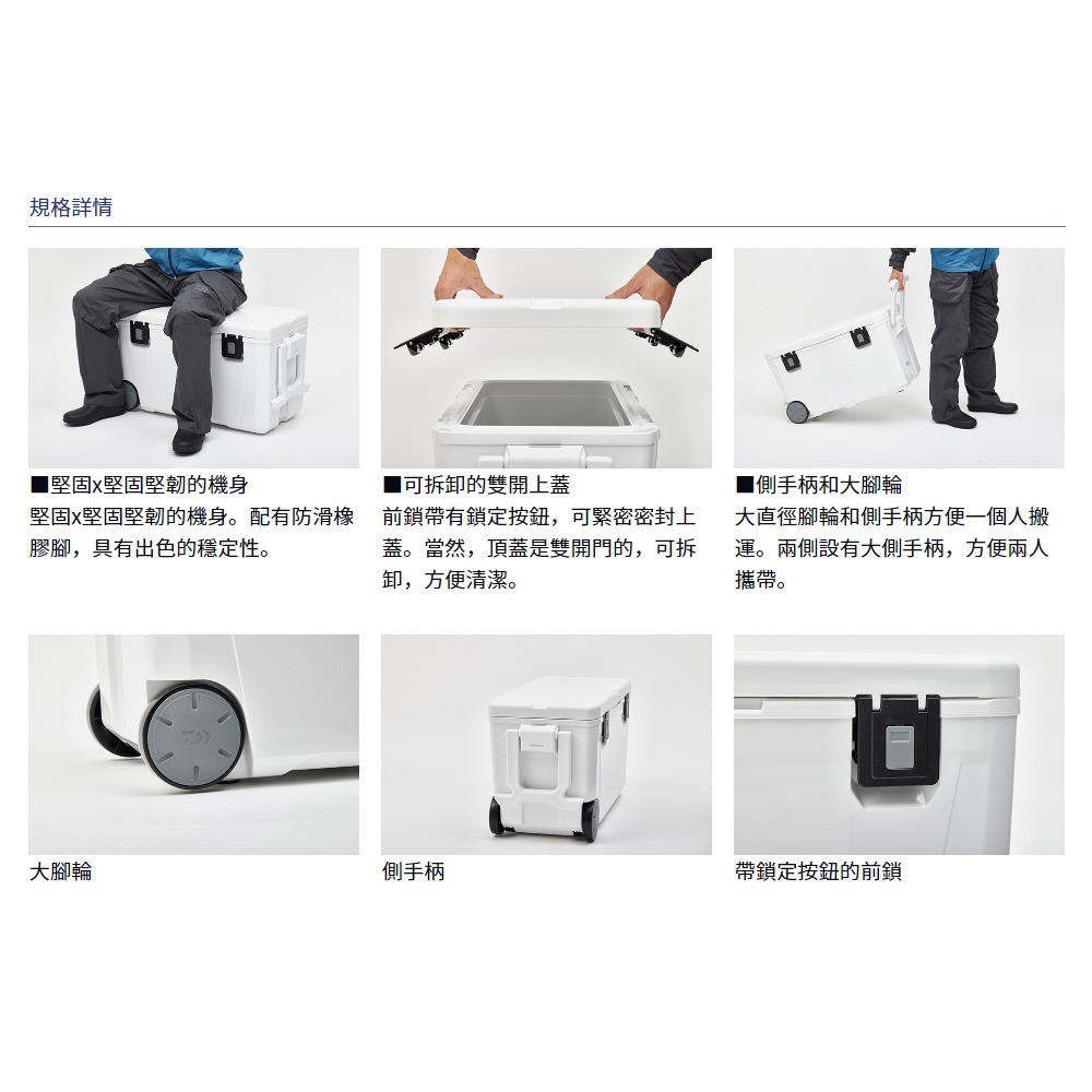 鴻海釣具企業社【DAIWA】TOUGH TRUNK GU/S4300 冰箱 保冷保溫冰箱-細節圖8