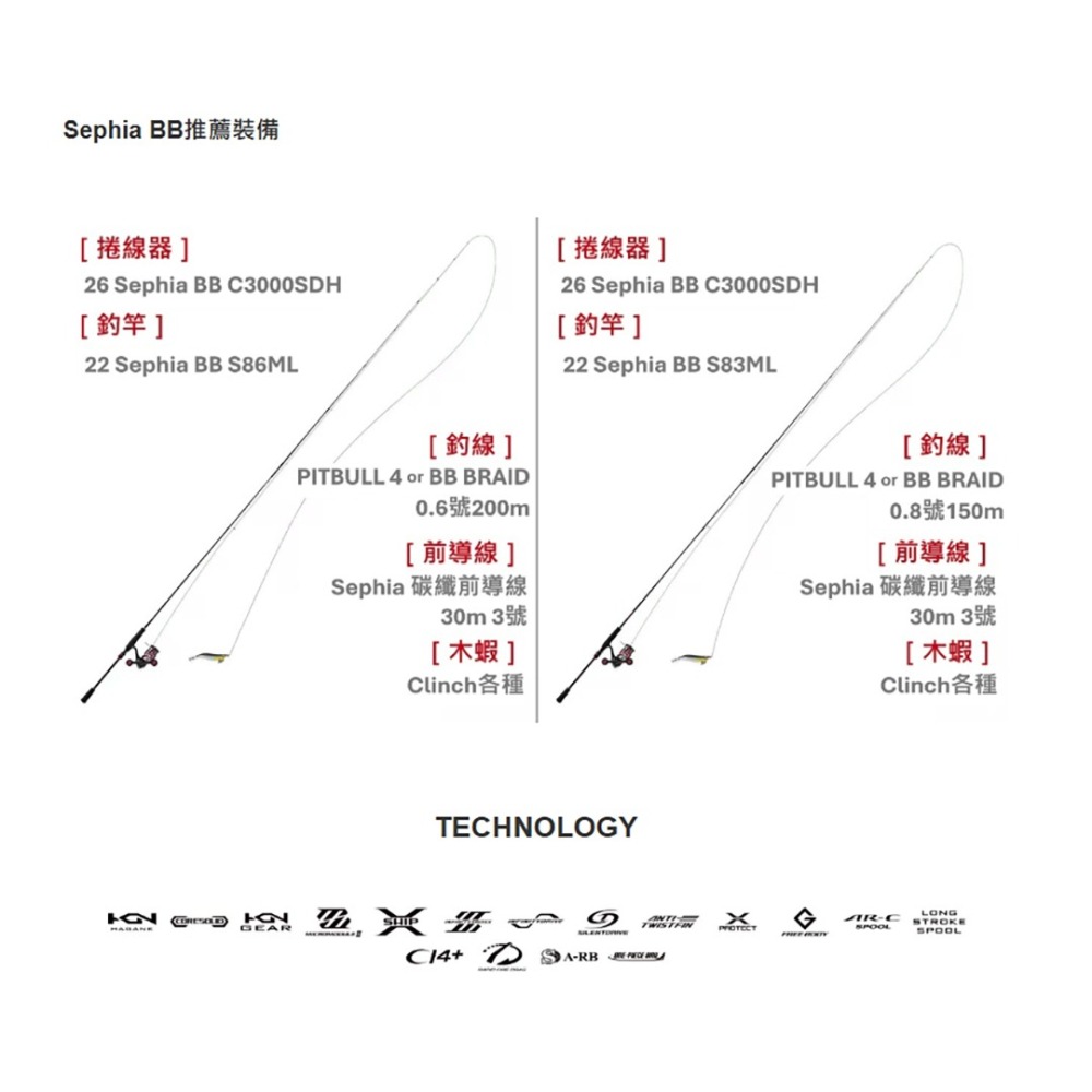 中壢紅海釣具【SHIMANO】SEPHIA BB CI4+ 蘇菲亞 軟絲捲線器  (26年款)-細節圖10