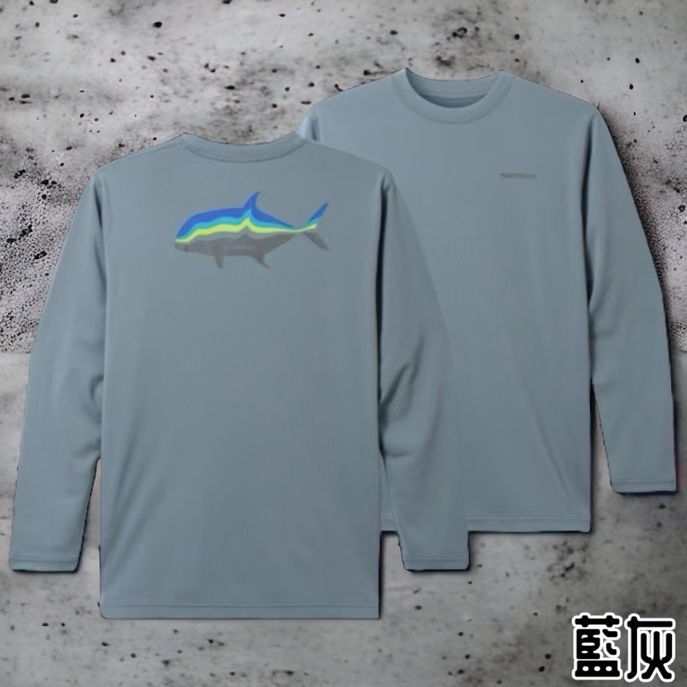 鴻海釣具企業社【SHIMANO】SH-010V 吸水速乾休閒長袖上衣 23年秋磯款 零碼出清-特價中-細節圖10