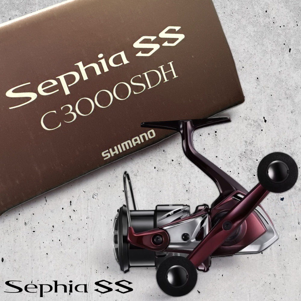 中壢鴻海釣具《SHIMANO》SEPHIA SS 單把/雙把手軟絲捲線器23年款- 鴻海