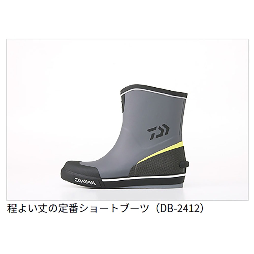 鴻海釣具企業社《DAIWA》 DB-2412 黑色短筒膠底防滑鞋 船釣防滑鞋-細節圖5