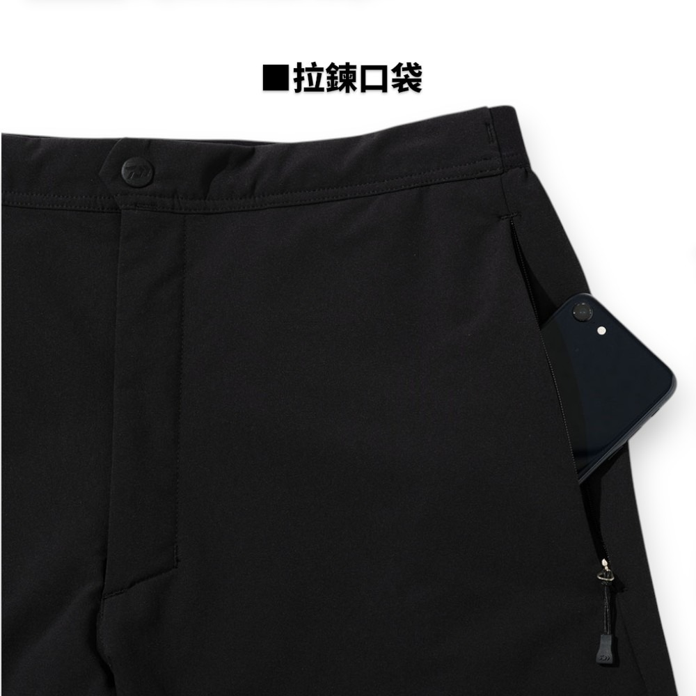 中壢紅海釣具【DAIWA】DP-2125T TOURNAMENT 黑色防潑水保暖休閒褲 25年秋磯款-細節圖6