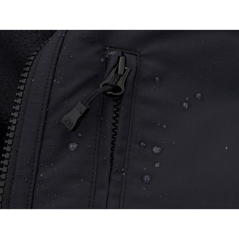 鴻海釣具企業社【DAIWA】DJ-3123 黑色絨毛外套 23年秋冬款-細節圖7