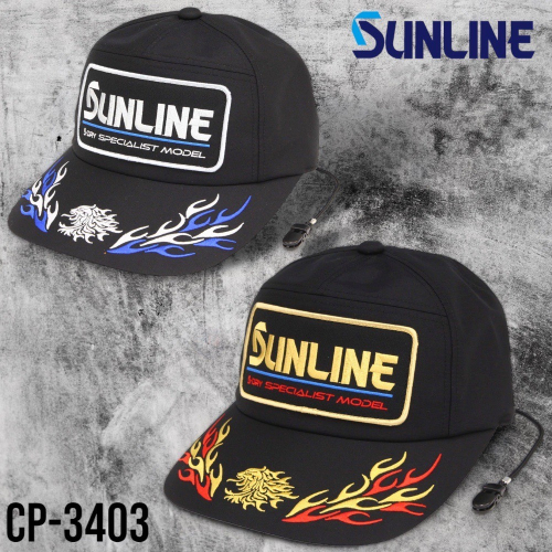 鴻海釣具企業社《SUNLINE》CP-3403 刺繡獅子釣魚帽