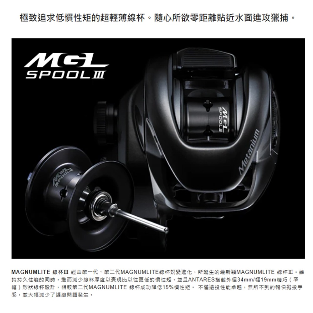 紅海釣具企業社【SHIMANO】METANIUM 小烏龜捲線器 (23年款)-細節圖7