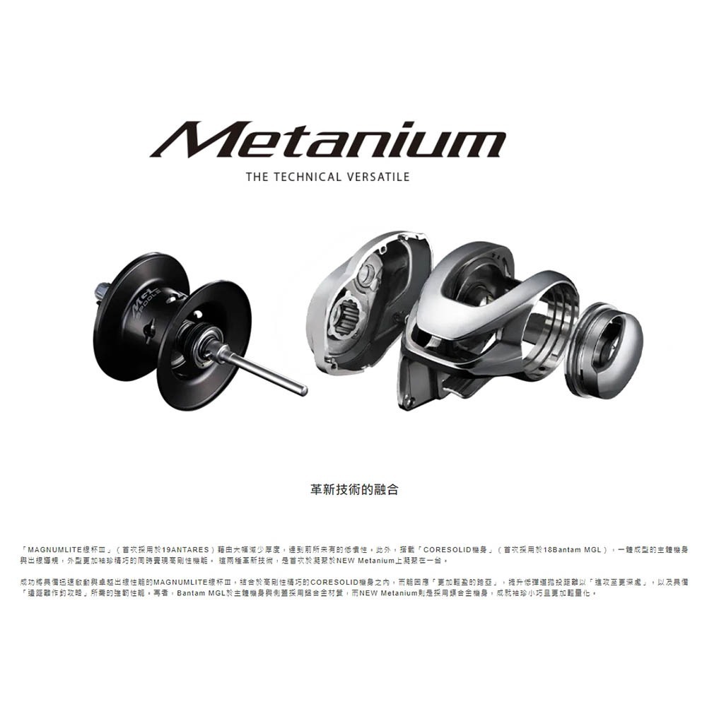 鴻海釣具企業社【SHIMANO】METANIUM 小烏龜捲線器 (23年款)-細節圖5