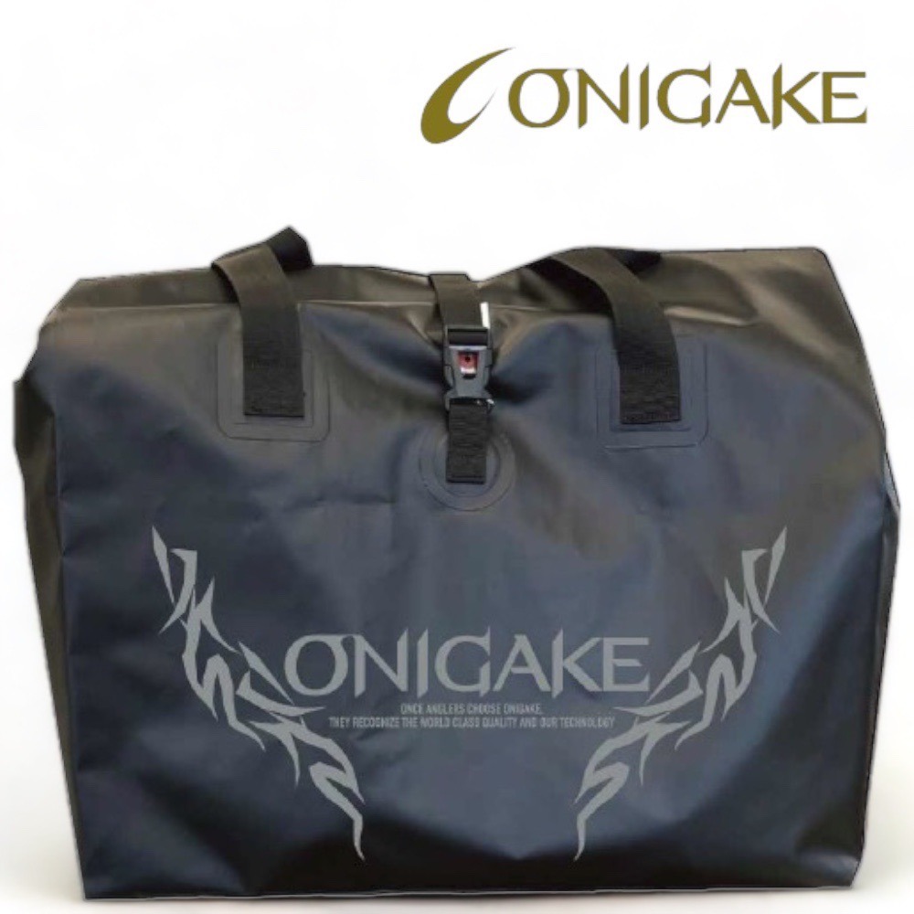 鴻海釣具企業社《ONIGAKE》161240 YC146G 鬼掛 黑色行李防水袋-細節圖2