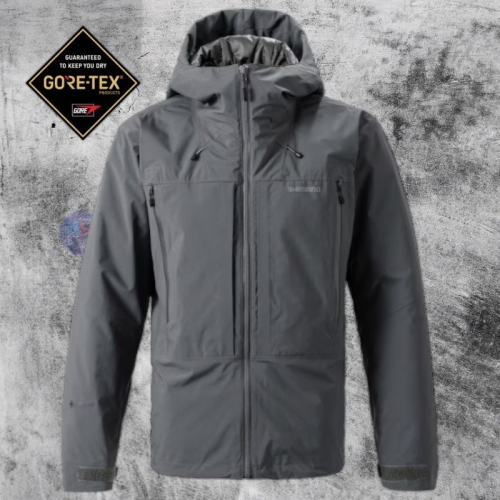 鴻海釣具企業社《SHIMANO》RB-032W Gore-Tex 藍灰色防水保暖夾克