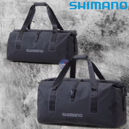 鴻海釣具企業社《SHIMANO》BA-025W 黑色防水行李袋