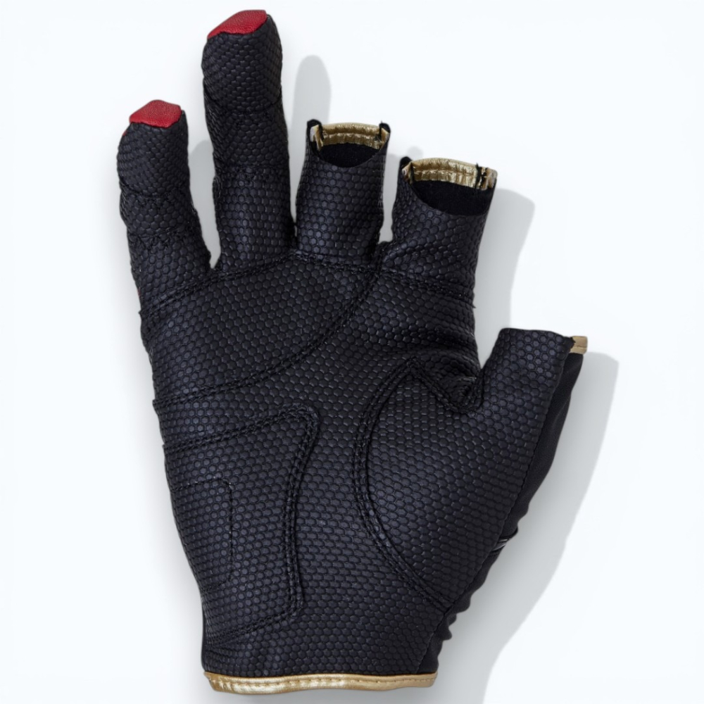 中壢紅海釣具【gamakatsu】GM-7295 三指釣魚手套-細節圖5