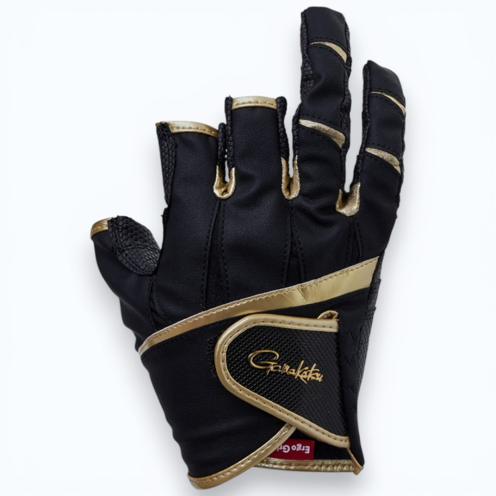 中壢紅海釣具【gamakatsu】GM-7295 三指釣魚手套-細節圖6