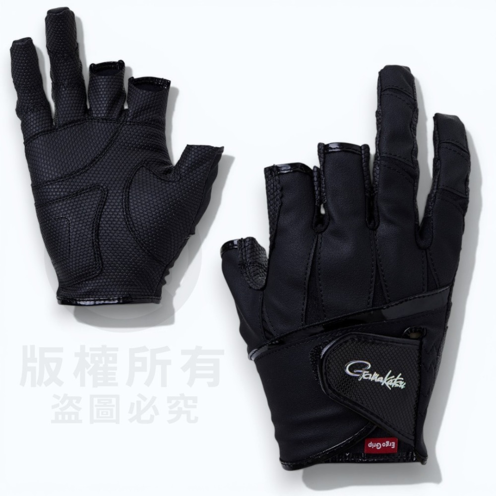 中壢紅海釣具【gamakatsu】GM-7295 三指釣魚手套-規格圖11