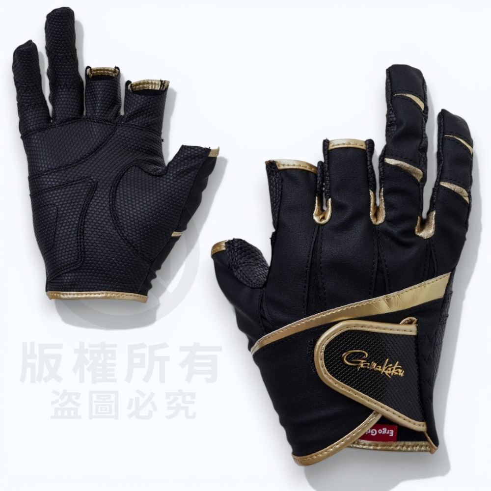 中壢紅海釣具【gamakatsu】GM-7295 三指釣魚手套-規格圖11
