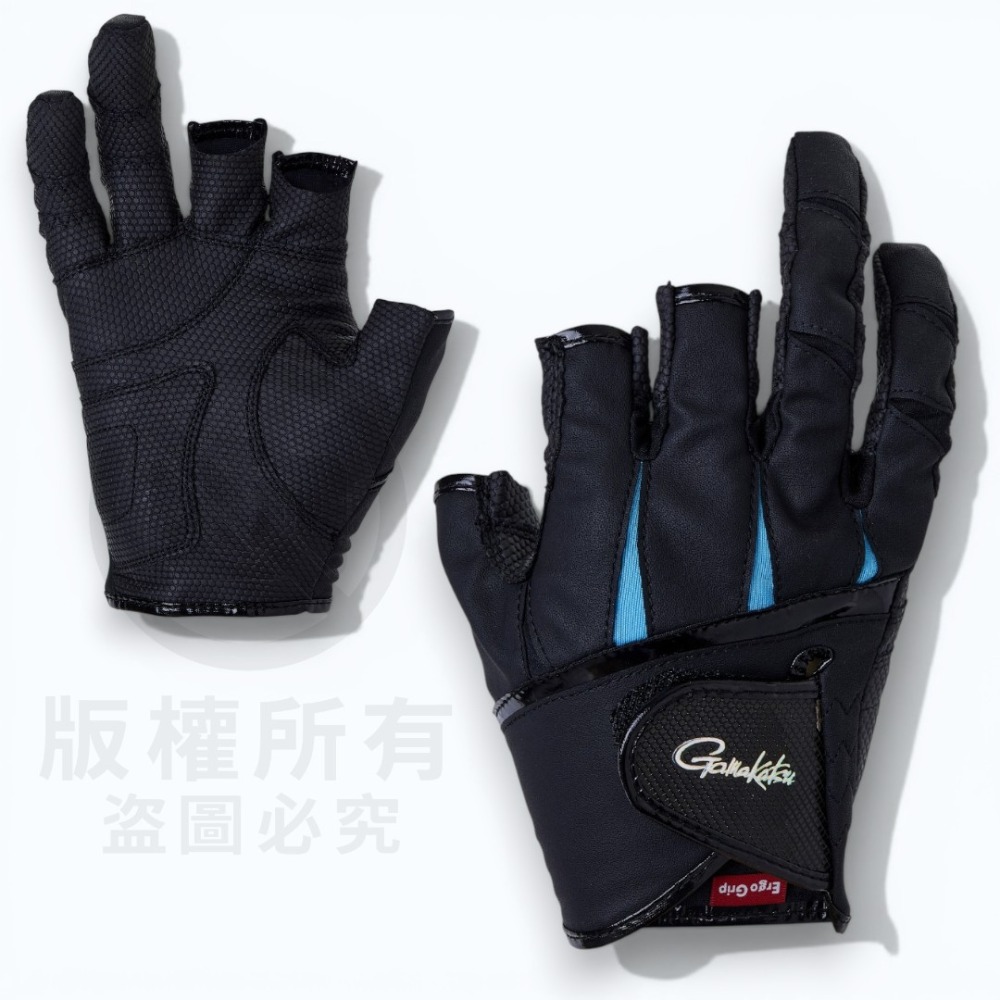 中壢紅海釣具【gamakatsu】GM-7295 三指釣魚手套-規格圖11