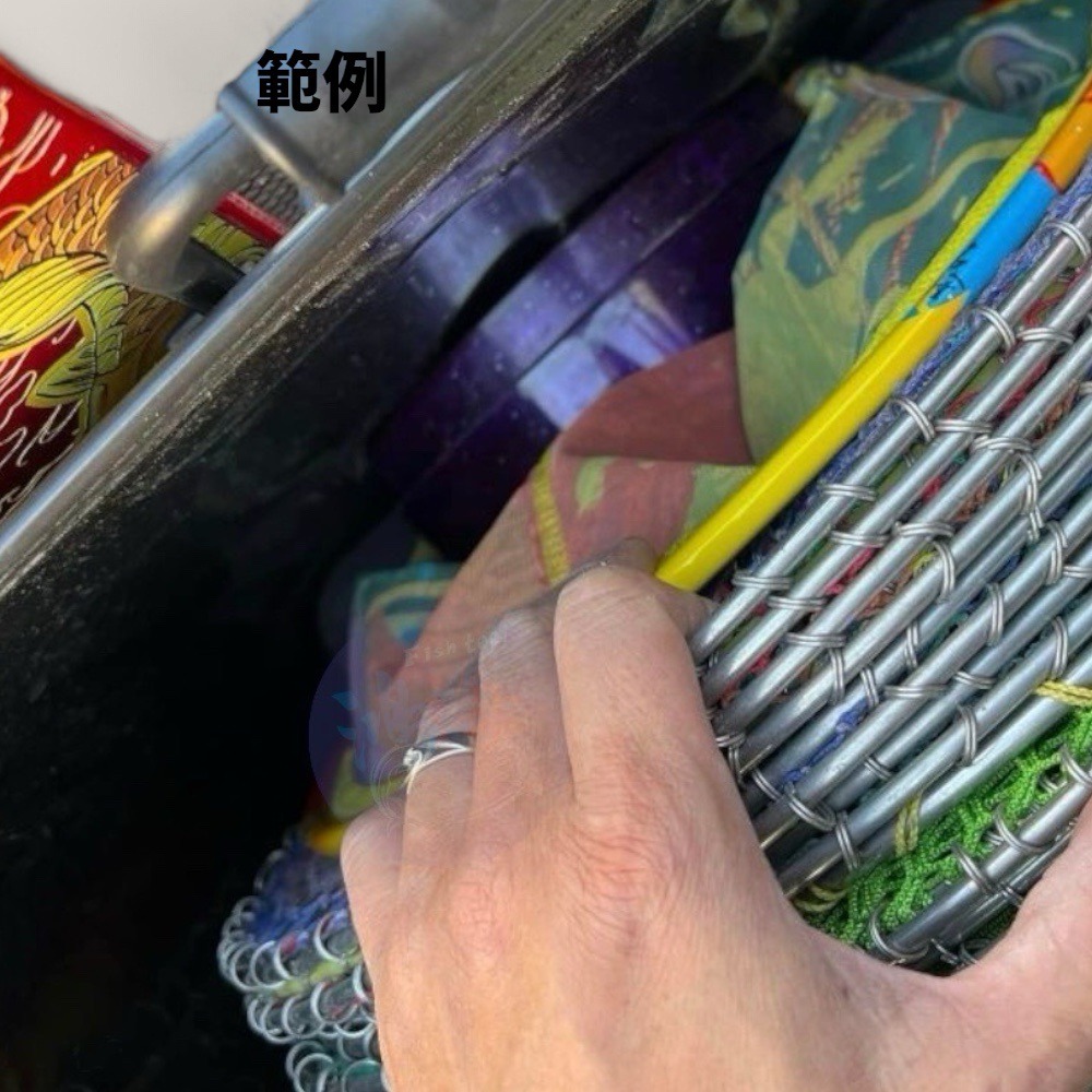 紅海釣具企業社【吉作】狂人加厚硬式戰鬥網袋 置物袋 漁網收納袋-細節圖10