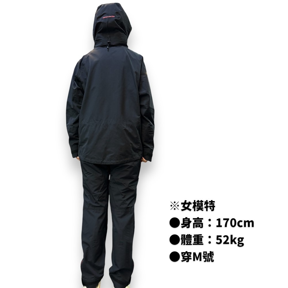 紅海釣具企業社【SUNLINE】SUW-23301 Deerplex黑色保暖防水釣魚套裝-細節圖4