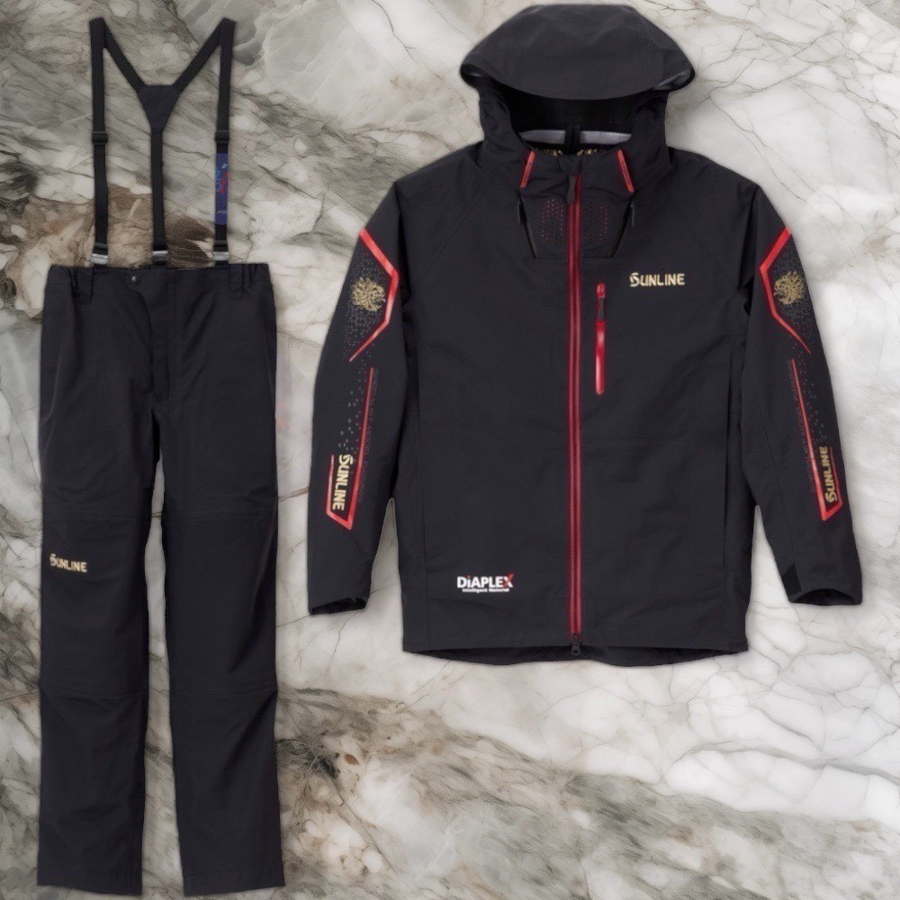 紅海釣具企業社【SUNLINE】SUW-23301 Deerplex黑色保暖防水釣魚套裝-細節圖5