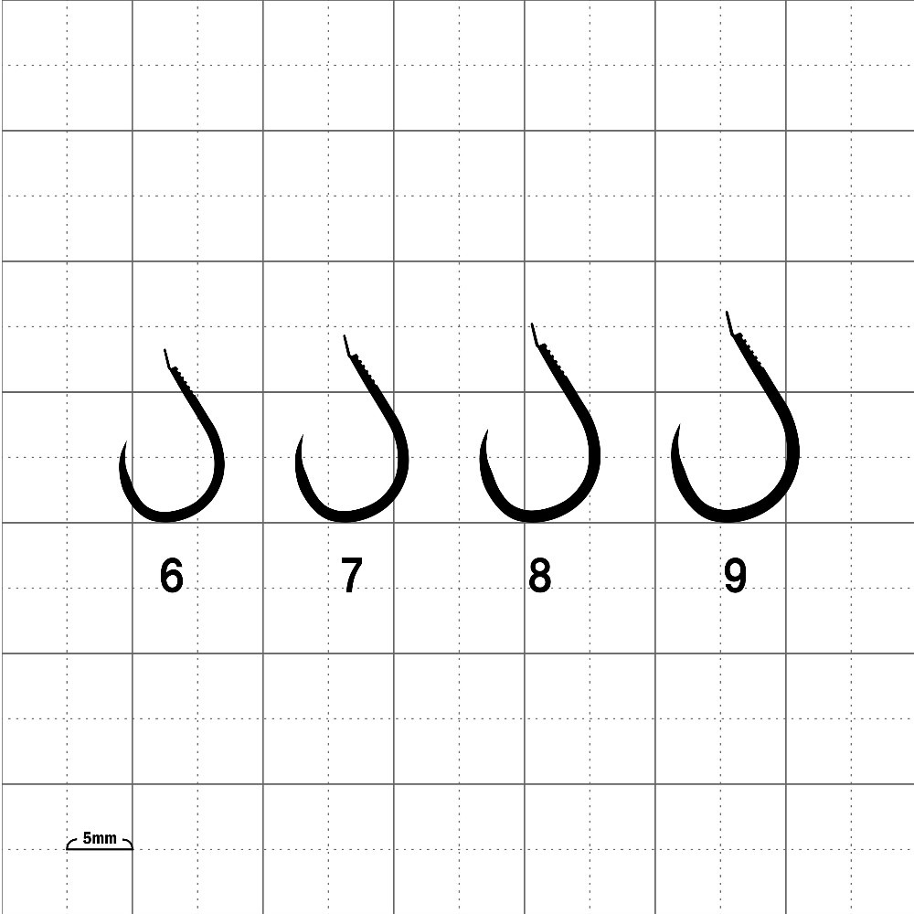 中壢紅海釣具【gamakatsu】A1 あわせ尾長 磯釣鉤 魚鉤 無倒鉤-細節圖7