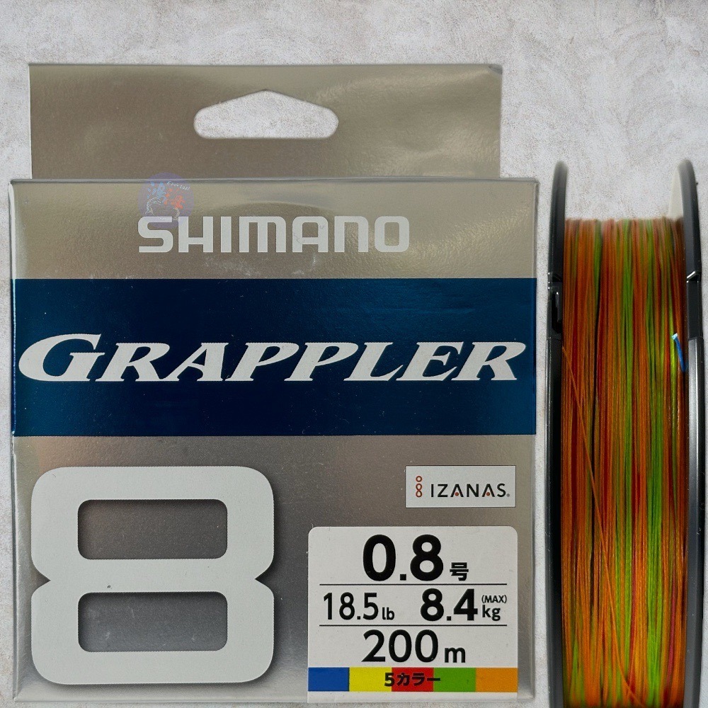 鴻海釣具企業社《SHIMANO》 LD-A61U GRAPPLER 8 5色*10M-8股PE線200M-細節圖4