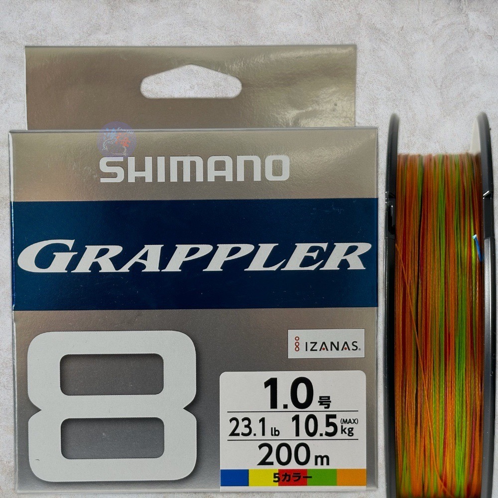 鴻海釣具企業社《SHIMANO》 LD-A61U GRAPPLER 8 5色*10M-8股PE線200M-細節圖5