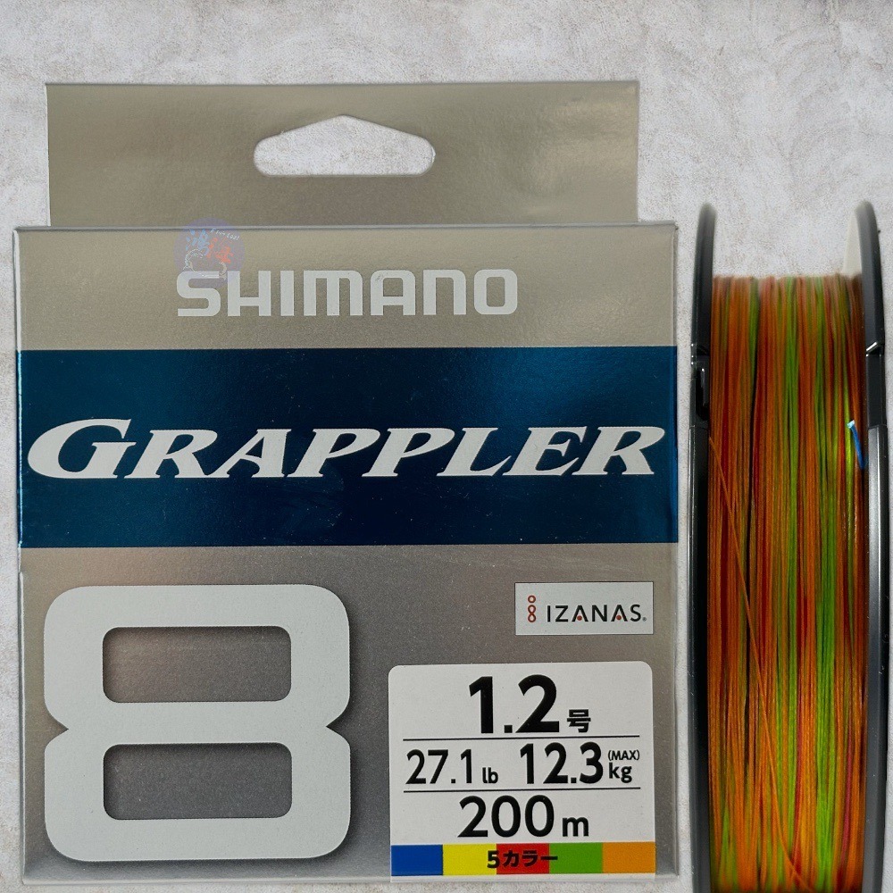 鴻海釣具企業社《SHIMANO》 LD-A61U GRAPPLER 8 5色*10M-8股PE線200M-細節圖6