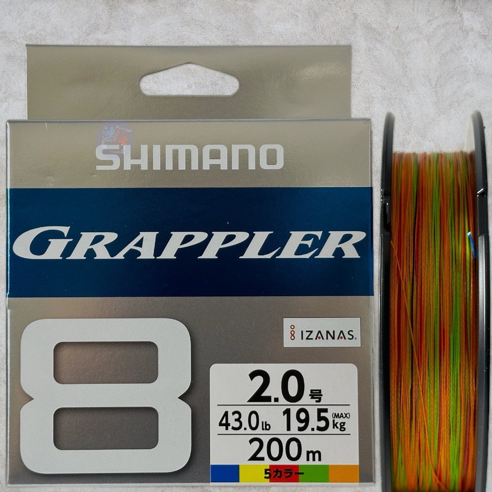 鴻海釣具企業社《SHIMANO》 LD-A61U GRAPPLER 8 5色*10M-8股PE線200M-細節圖8