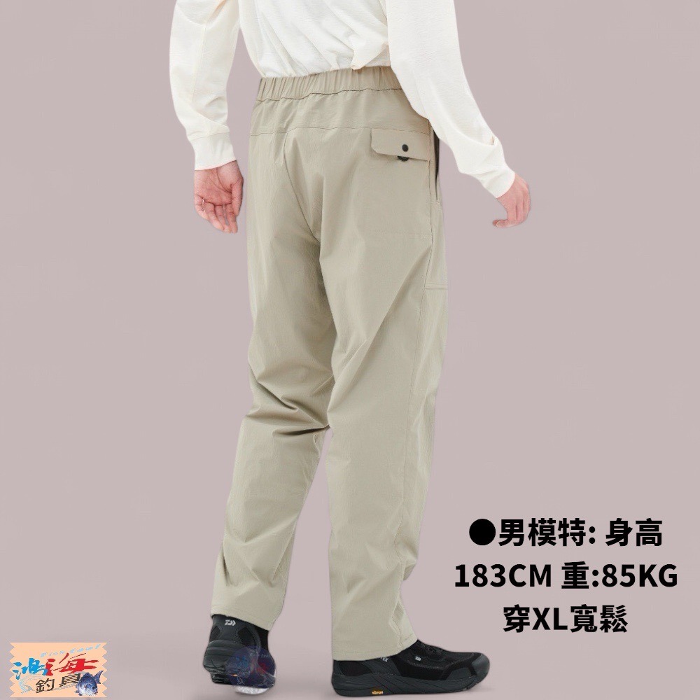 紅海釣具企業社【DAIWA】DP-8223 黑色防潑水保暖長褲 (23年秋冬款)-細節圖4