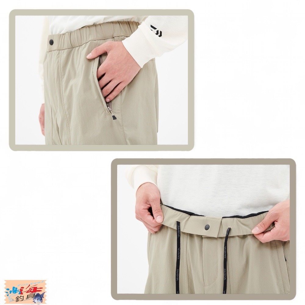 紅海釣具企業社【DAIWA】DP-8223 黑色防潑水保暖長褲 (23年秋冬款)-細節圖5