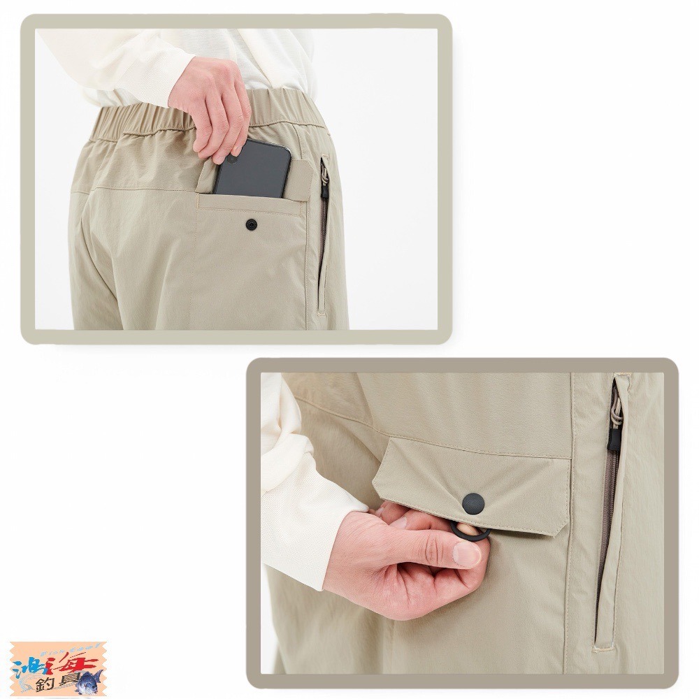 紅海釣具企業社【DAIWA】DP-8223 黑色防潑水保暖長褲 (23年秋冬款)-細節圖6