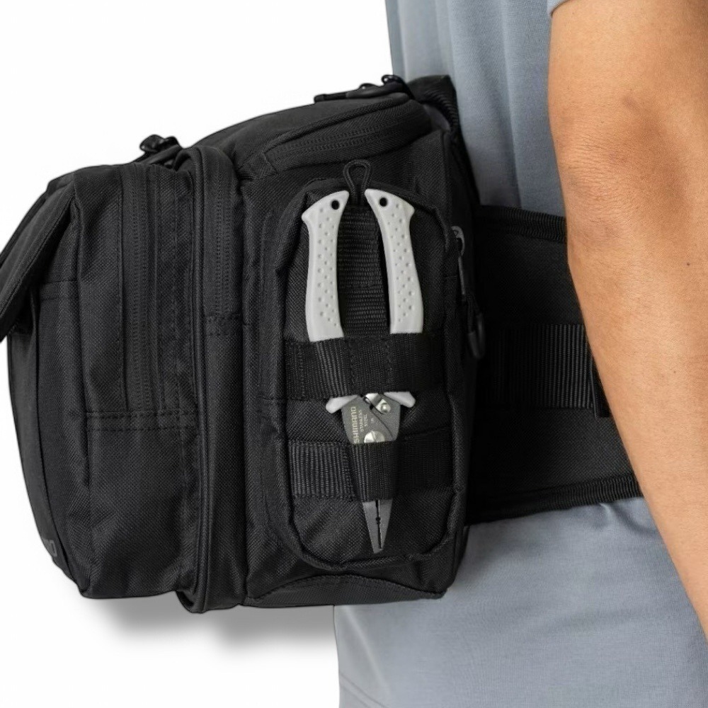 紅海釣具企業社【SHIMANO】BW-221W 黑色腰包 多功能置物包-細節圖6