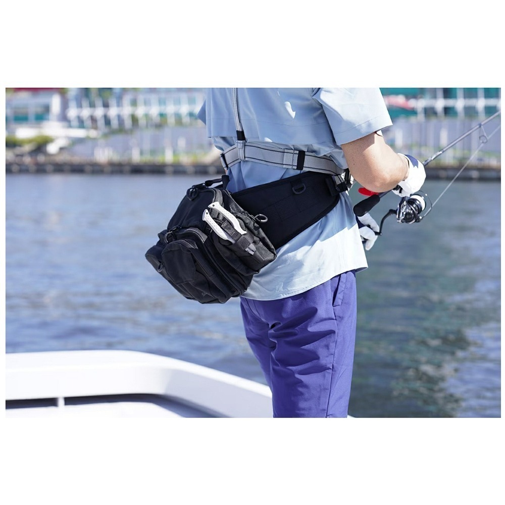 紅海釣具企業社【SHIMANO】BW-221W 黑色腰包 多功能置物包-細節圖9