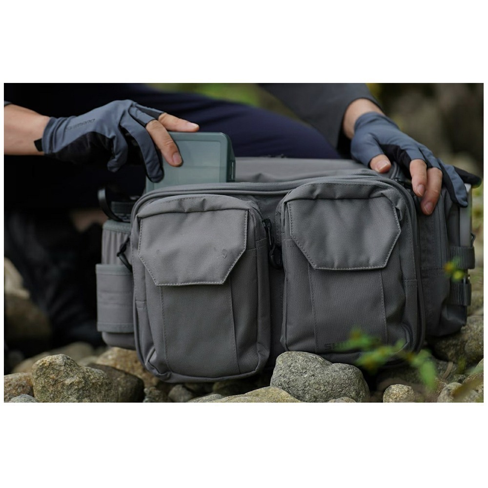 紅海釣具企業社【SHIMANO】BW-221W 黑色腰包 多功能置物包-細節圖10