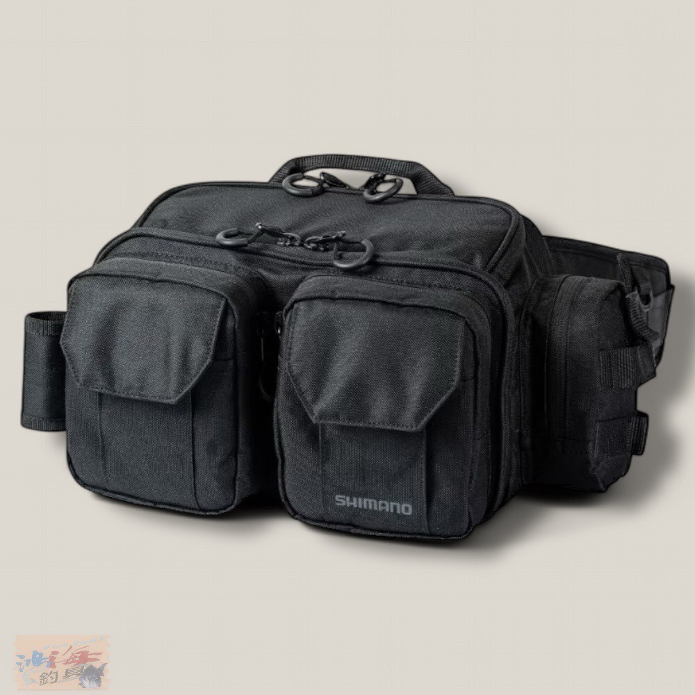 紅海釣具企業社【SHIMANO】BW-221W 黑色腰包 多功能置物包-規格圖11