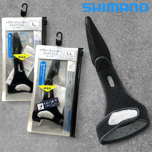 中壢鴻海釣具《SHIMANO》 GL-042C 黑色單指遠投手套
