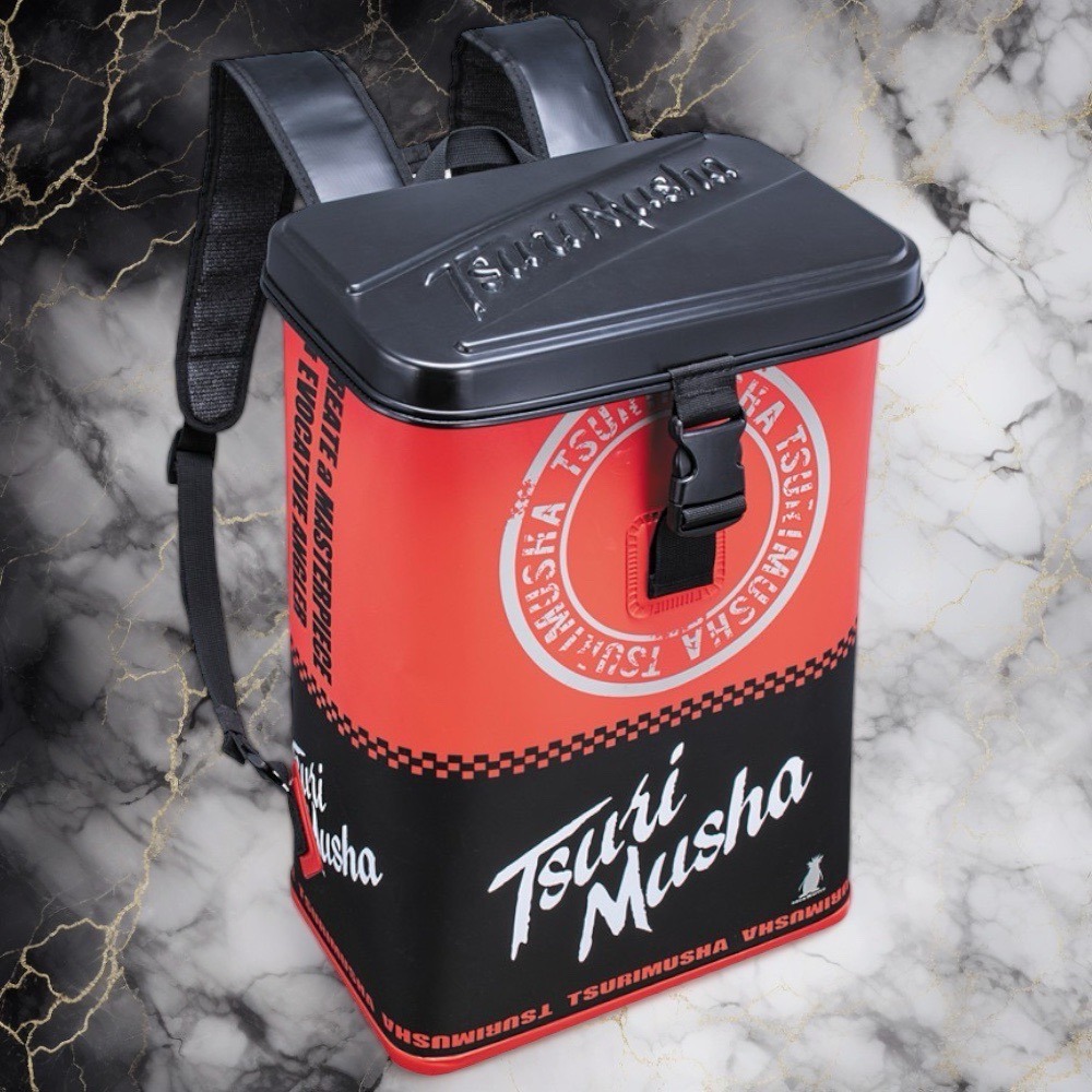 【中壢鴻海釣具】《TSuriMusha》釣武者 GREAT MASTER 白色/紅色23L防水背包-細節圖4