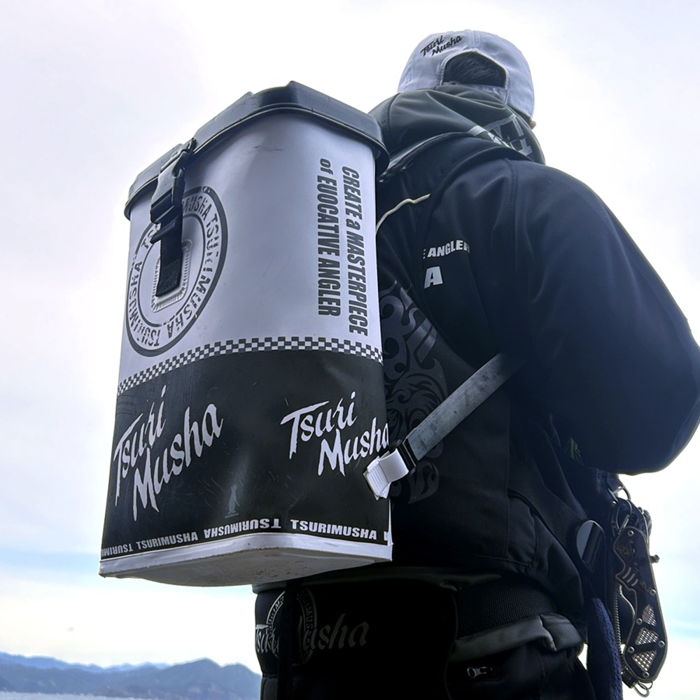 【中壢鴻海釣具】《TSuriMusha》釣武者 GREAT MASTER 白色/紅色23L防水背包-細節圖9