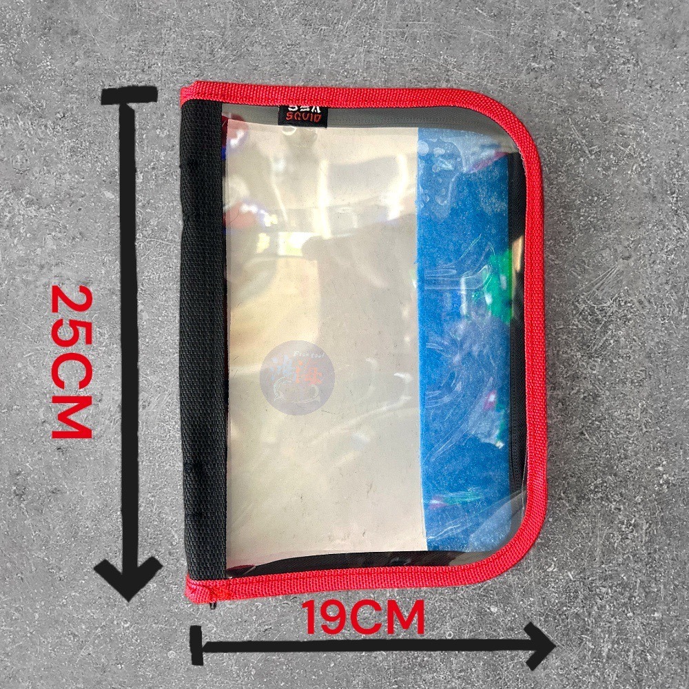 中壢鴻海釣具透明木蝦袋 木蝦收納袋 木蝦分類 布卷收納 簡易型收納袋 木蝦包 木蝦盒-細節圖4
