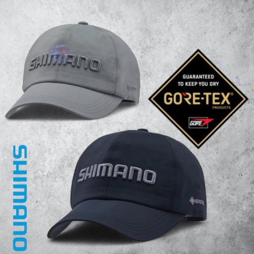 中壢鴻海釣具《SHIMANO》 CA-020X Gore-Tex 海軍藍 防水釣魚帽