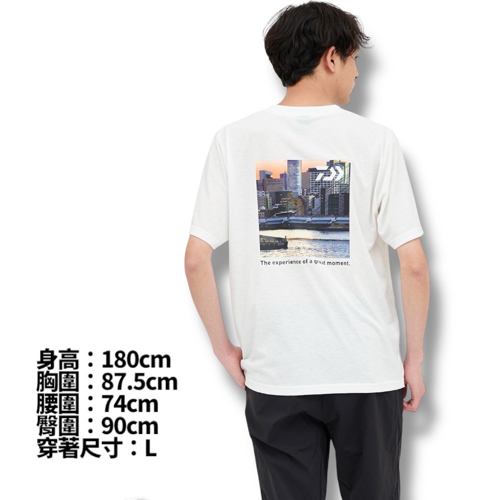 紅海釣具企業社【DAIWA】DE-6424 黑色短袖T恤(24年春夏款)-細節圖5