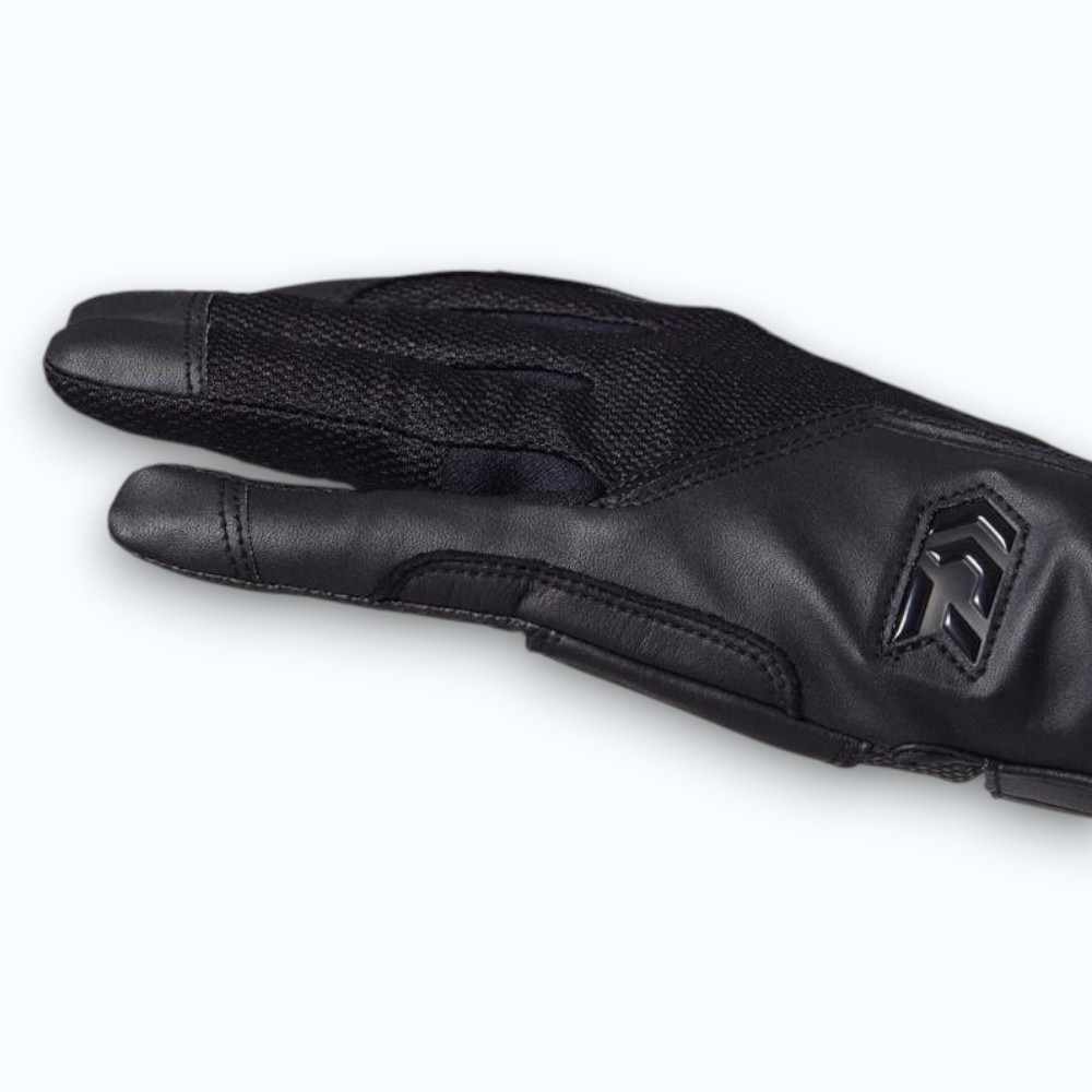 中壢紅海釣具【DAIWA】 DG-7324 黑色×黑色釣魚手套 鐵板手套 岸拋手套-細節圖4