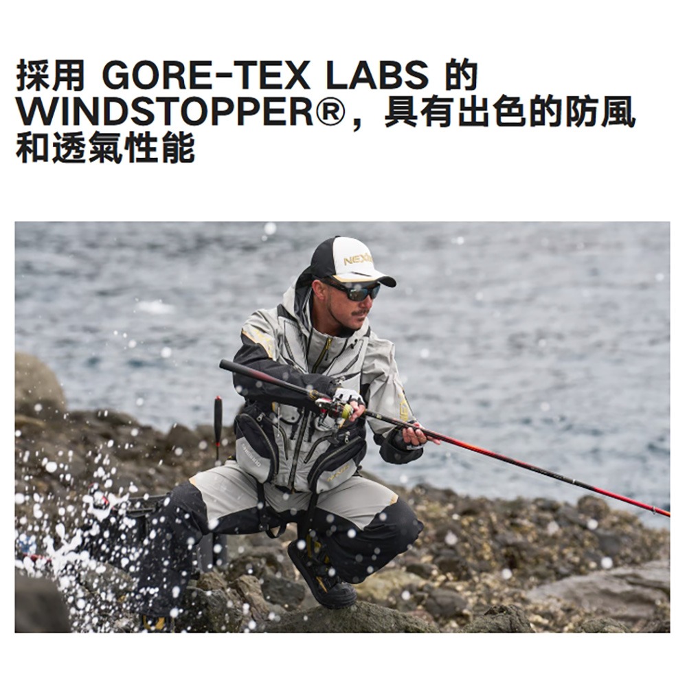 中壢鴻海釣具【SHIMANO】 CA-103X Windstopper® by Gore-Tex Lab 防風透氣釣魚帽-細節圖5