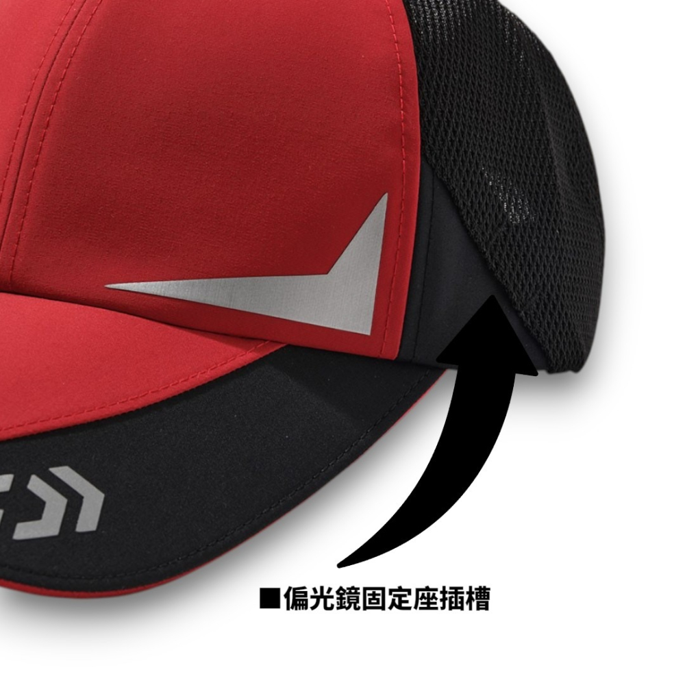 中壢紅海釣具【DAIWA】 DC-3126 半網布防撥水鴨舌帽 FREE (26年春夏款)-細節圖2