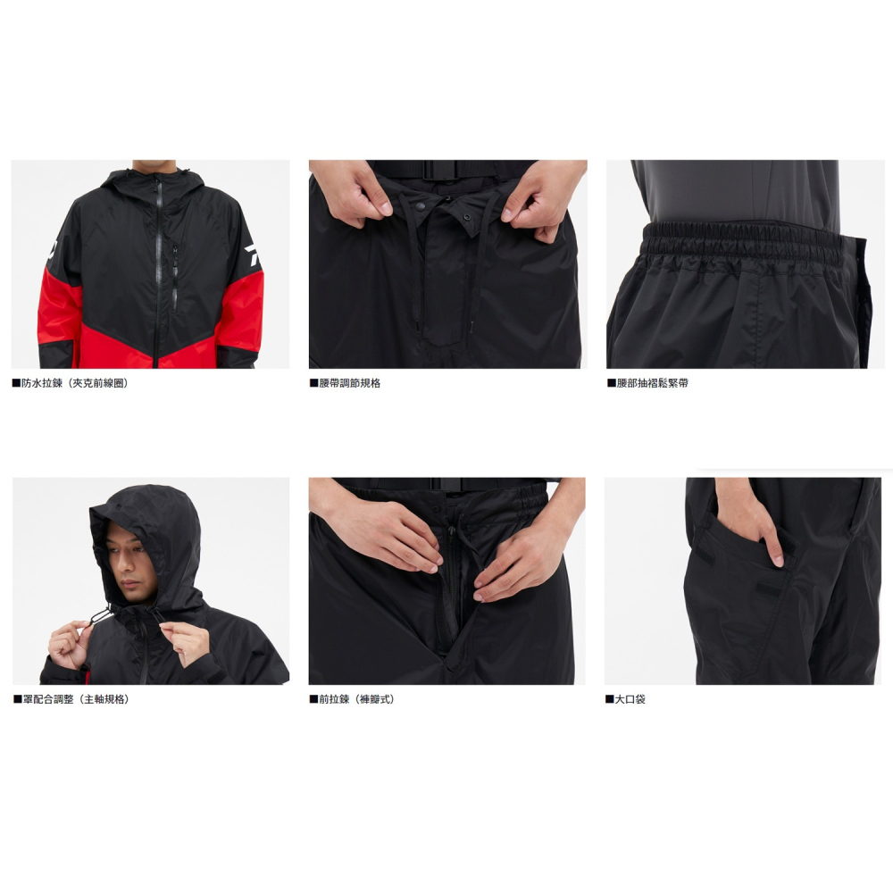 中壢紅海釣具【DAIWA】DR-3224 RAINMAX® 平價款雨衣套裝 釣魚套裝 24年款-細節圖6