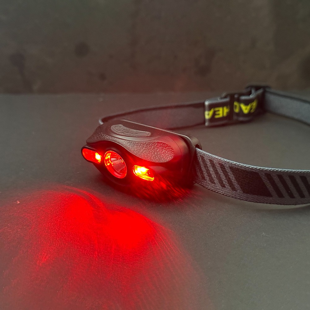 中壢鴻海釣具《玩家級》 H317A USB充電(8W+3W+3W紅光)感應式頭燈-細節圖5